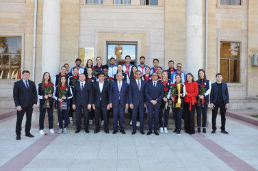 Tovuzda qadınlardan ibarət “Turan” voleybol klubunun Azərbaycan çempionluğu münasibətilə qarşılanma mərasimi keçirilib