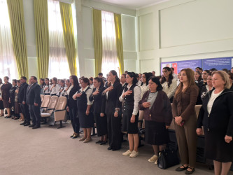 Tovuzda “Multikultural dəyərlər və dini memarlıq: Azərbaycan nümunəsi” mövzusunda tədbir keçirilib