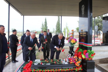 Tovuzda  27 Sentyabr “Anım Günü” münasibətilə Vətən uğrunda can verən qəhrəmanların məzarlarının ziyarəti bu gündə davam edib
