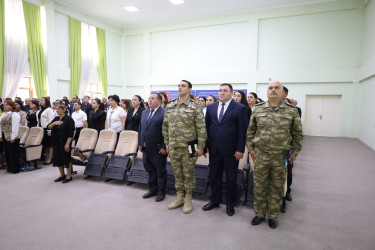 Tovuzda “27 Sentyabr – Anım Günü”nə həsr olunmuş tədbir keçirilib