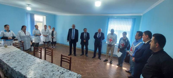 Tovuzda Beynəlxalq Qızıl Xaç Komitəsi tərəfindən təmir olunan tibb məntəqələri istifadəyə verilib