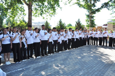 Tovuzda məktəblərdə “Son zəng” tədbirləri keçirilib