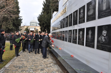 Tovuzda 20 Yanvar faciəsinin 35-ci ildönümü ilə əlaqədar şəhidlərimizin əziz xatirəsi anılmışdır   