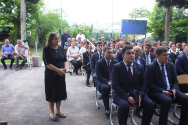 Tovuz Rayon İcra Hakimiyyətinin başçısı Yuxarı Öysüzlü kəndində səyyar qəbul keçirib
