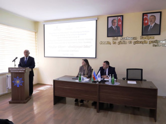 Tovuzda Ümummilli Lider Heydər Əliyevin anadan olmasının 103-cü ildönümünə həsr olunmuş konfrans keçirilib