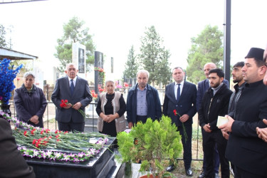 İcra başçısının anım günü münasibəti ilə şəhid məzarlarını ziyarəti davam edir