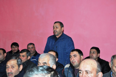 RİH başçısının Çatax kəndində səyyar qəbul-görüşü keçirilib