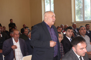 RİH başçısı rayonun ucqar dağ kəndi Sarıtalada səyyar vətəndaş qəbulu keçirib