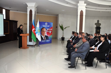 Tovuzda Heydər Əliyevin anadan olmasının 103-cü ildönümünə həsr olunmuş silsilə tədbirlər davam etdirilir.