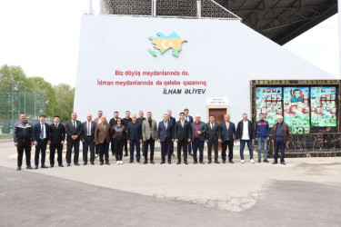 Türkiyəli idman mütəxəssislərindən ibarət nümayəndə heyəti Tovuzda olub