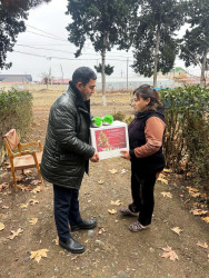 Tovuzda 31 dekabr-Dünya Azərbaycanlılarının Həmrəyliyi günü və Yeni il münasibəti ilə bayram sovqatı paylanılıb