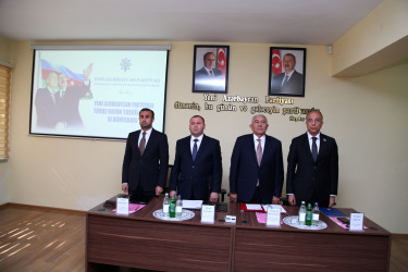 Yeni Azərbaycan Partiyası Tovuz rayon təşkilatının XI konfransı keçirilib
