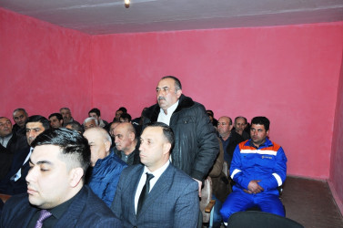 RİH başçısının Çatax kəndində səyyar qəbul-görüşü keçirilib