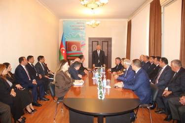 Tovuzda 20 Sentyabr-“ Dövlət Suverenliyi Günü”nə həsr olunmuş dəyirmi masa keçirilib  