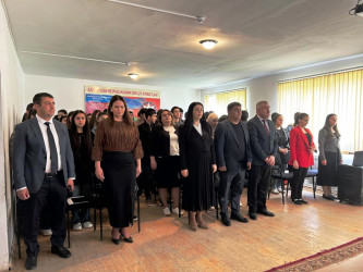 Tovuzda narkotiklərə, məişət zorakılığına və kibercinayətkarlığa qarşı mübarizəyə həsr olunmuş tədbir keçirilib   