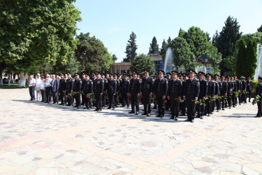 Tovuzda Azərbaycan Polisinin yaranmasının 108-ci ildönümü münasibətilə tədbir keçirilib