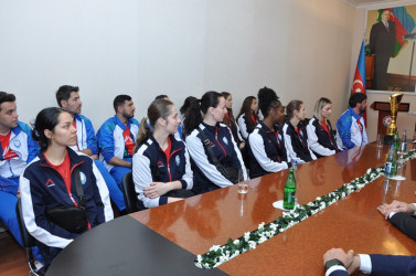 Tovuzda qadınlardan ibarət “Turan” voleybol klubunun Azərbaycan çempionluğu münasibətilə qarşılanma mərasimi keçirilib