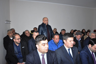 Tovuz Rayon İcra Hakimiyyəti başçısı Əsrik Cırdaxan kəndində səyyar qəbul keçirib