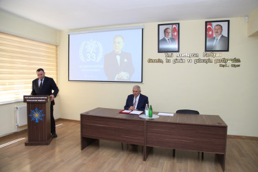 Tovuzda Yeni Azərbaycan Partiyası Tovuz rayon təşkilatının yaradılmasının 33 illiyi qeyd olunub