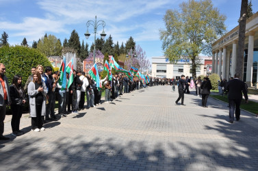 Tovuzda qadınlardan ibarət “Turan” voleybol klubunun Azərbaycan çempionluğu münasibətilə qarşılanma mərasimi keçirilib