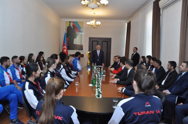 Tovuzda qadınlardan ibarət “Turan” voleybol klubunun Azərbaycan çempionluğu münasibətilə qarşılanma mərasimi keçirilib