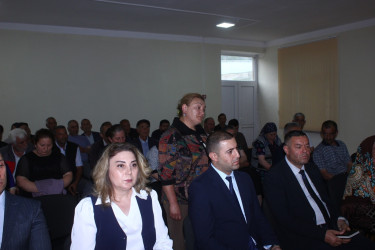 RİH başçısı Çeşməli  kəndində səyyar qəbul keçirib