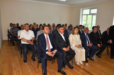 RİH başçısı Ağbulaq kənd sakinləri ilə səyyar qəbul-görüş keçirib