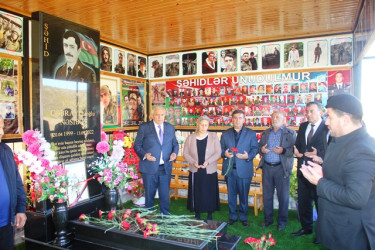 Tovuzda “27 Sentyabr – Anım Günü” ilə əlaqədar olaraq şəhid məzarları ziyarət olunub