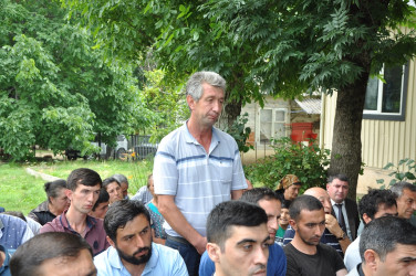 RİH başçısı Ağacqala kəndində səyyar qəbul-görüş keçirib