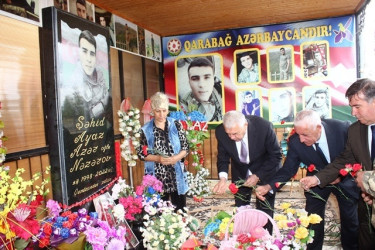 Tovuzda  27 Sentyabr “Anım Günü” münasibətilə Vətən uğrunda can verən qəhrəmanların məzarlarının ziyarəti bu gündə davam edib