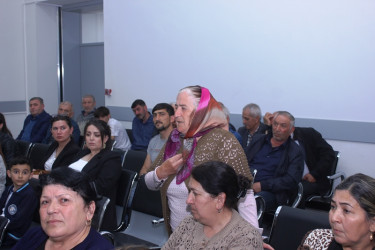 Tovuz Rayon İcra Hakimiyyətinin başçısı Aşağı Öysüzlü  kəndində səyyar qəbul keçirib