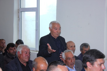RİH başçısı Kirən kəndində səyyar qəbul keçirib