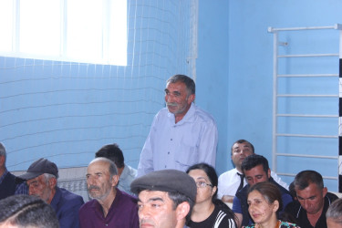 Tovuz Rayon İcra Hakimiyyətinin başçısı Qaradaş kəndində səyyar qəbul keçirib