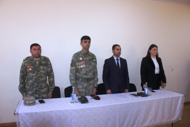 Tovuzda tarixi Qələbənin beşinci ildönümünə həsr olunmuş “Vətən müharibəsi qəhrəmanları ilə bir gün” adlı görüş keçirilib