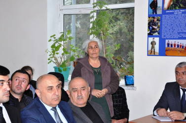 RİH başçısının Koxanəbi kəndində səyyar qəbul-görüşü keçirilib