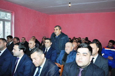 RİH başçısının Çatax kəndində səyyar qəbul-görüşü keçirilib