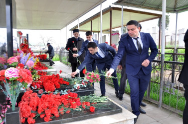 Tovuzda Aprel şəhidi Mirsalam Cəfərovun anım mərasimi keçirilib