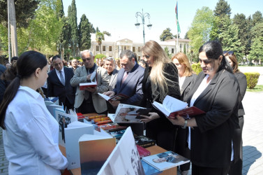 Tovuzda Heydər Əliyevin anadan olmasının 103-cü ildönümünə həsr olunmuş silsilə tədbirlər davam etdirilir.