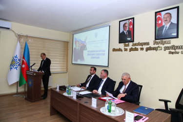 Yeni Azərbaycan Partiyası Tovuz rayon təşkilatının XI konfransı keçirilib