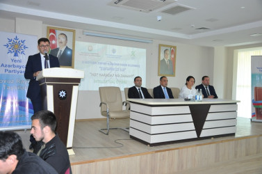 Tovuzda “Konstitusiya və Suverenlik İli”çərçivəsində “8 Noyabr Zəfər Günü”nə  həsr olunmuş “Nə? Harada? Nəzaman?” intellektual oyun keçirilib