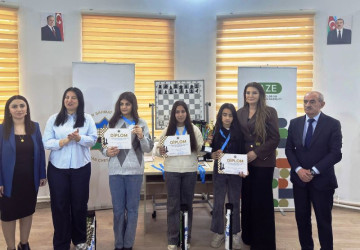 Tovuzda şahmatçı qızlar arasında Rapit Turniri keçirilib
