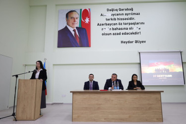 Tovuzda “27 Sentyabr – Anım Günü”nə həsr olunmuş tədbir keçirilib