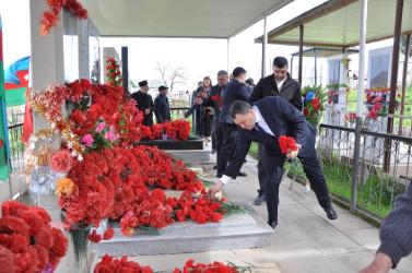 Tovuzda Aprel şəhidi Mirsalam Cəfərovun anım mərasimi keçirilib