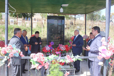 Tovuz RİH başçısı dağ kəndlərindəki Vətən müharibəsi şəhidlərinin məzarlarını ziyarət edib