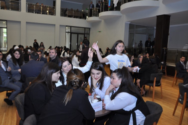 Tovuzda müəllimlər arasında “Nə? Harada? Nə zaman?” intellektual yarışı keçirilib