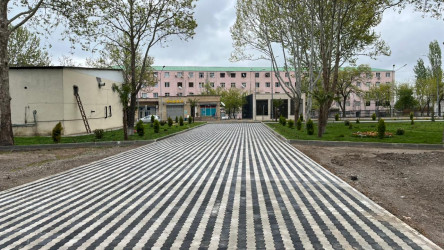 Tovuz şəhəri ərazisində yerləşən  parklarda yenidənqurma işləri aparılır
