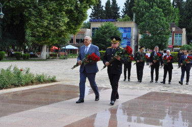 Tovuzda Azərbaycan Polisinin yaranmasının 107-ci ildönümü münasibətilə tədbir keçirilib