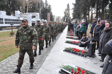 Tovuzda 20 Yanvar faciəsinin 35-ci ildönümü ilə əlaqədar şəhidlərimizin əziz xatirəsi anılmışdır   