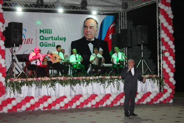 Tovuzda 15 iyun- Milli Qurtuluş günü münasibətilə konsert keçirilib