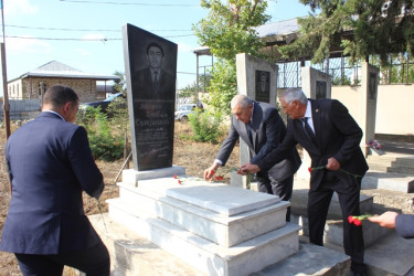 İcra başçısının anım günü münasibəti ilə şəhid məzarlarını ziyarəti davam edir